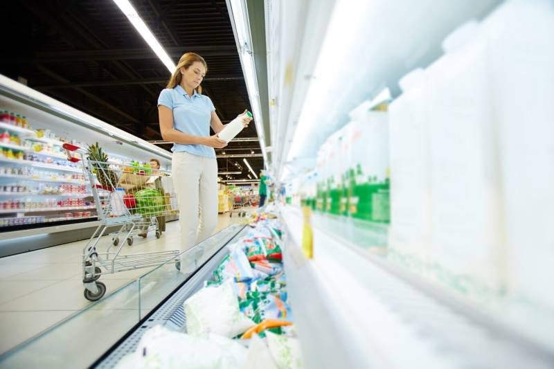 Achat de bonbonnes de chantilly en supermarché